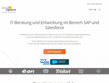 Tablet Screenshot of mindsquare.de
